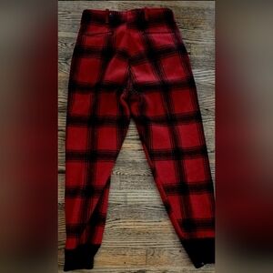 Vintage Madewell New Bedford Buffalo Plaid Hunting Pants, Wool, 1940 or 50s